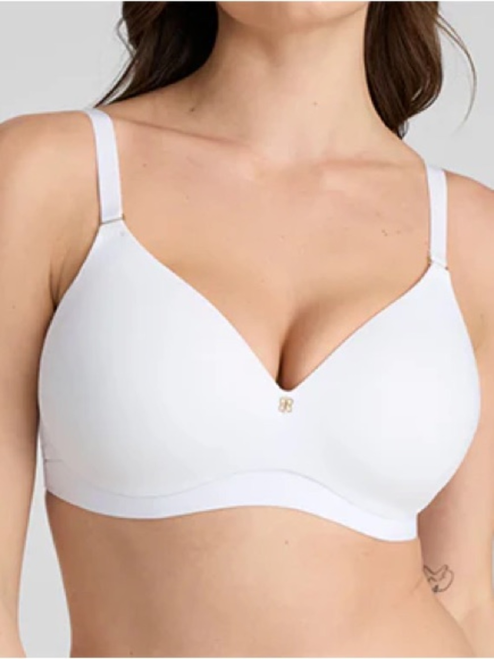 Honeylove CloudEmbrace Wireless T-Shirt Bra 34DD White